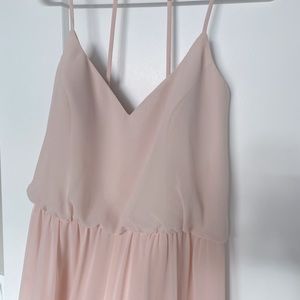 Hailey Paige Occasions Light Pink Jumpsuit